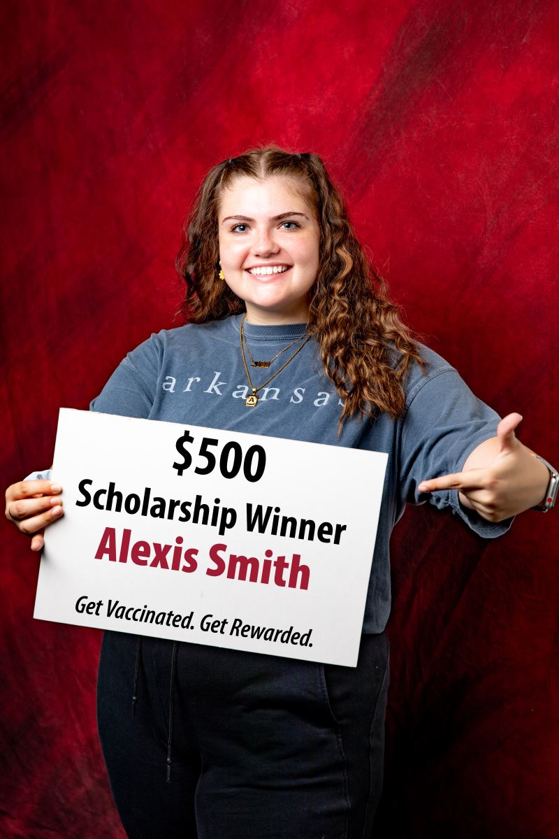 Alexis Smith won a $500 scholarship