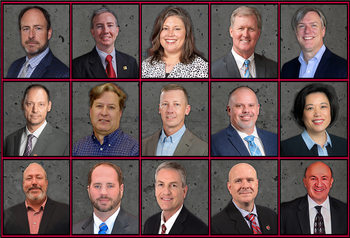 portraits of the new members of the Arkansas Academy of Civil Engineers