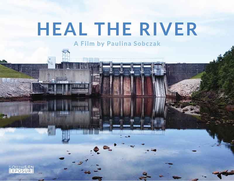 Plakat filmu dokumentalnego Uzdrowić rzekę, film Pauliny Sobczak
