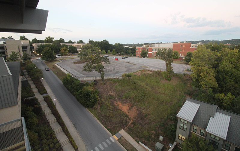 View of lot prior to construction work starting