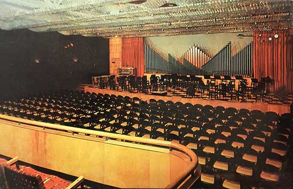 The Concert Hall in the Fine Arts Center