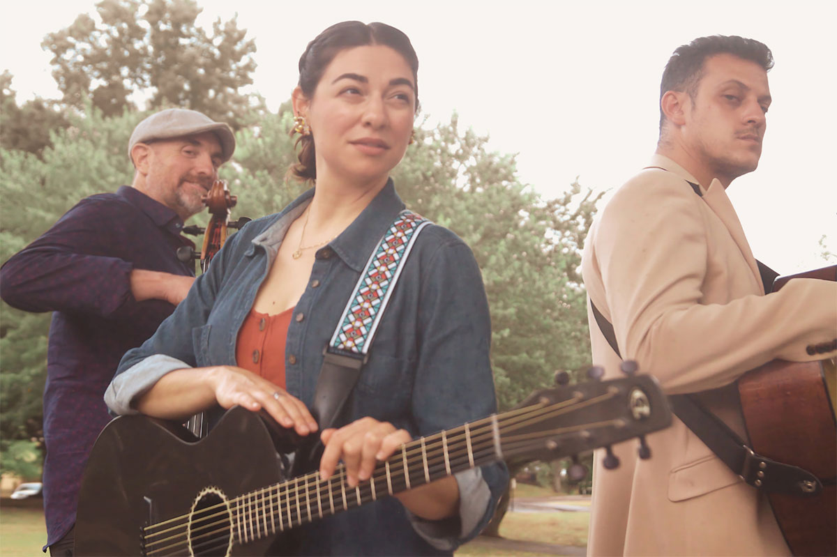 Teni Rane and trio in outdoor setting