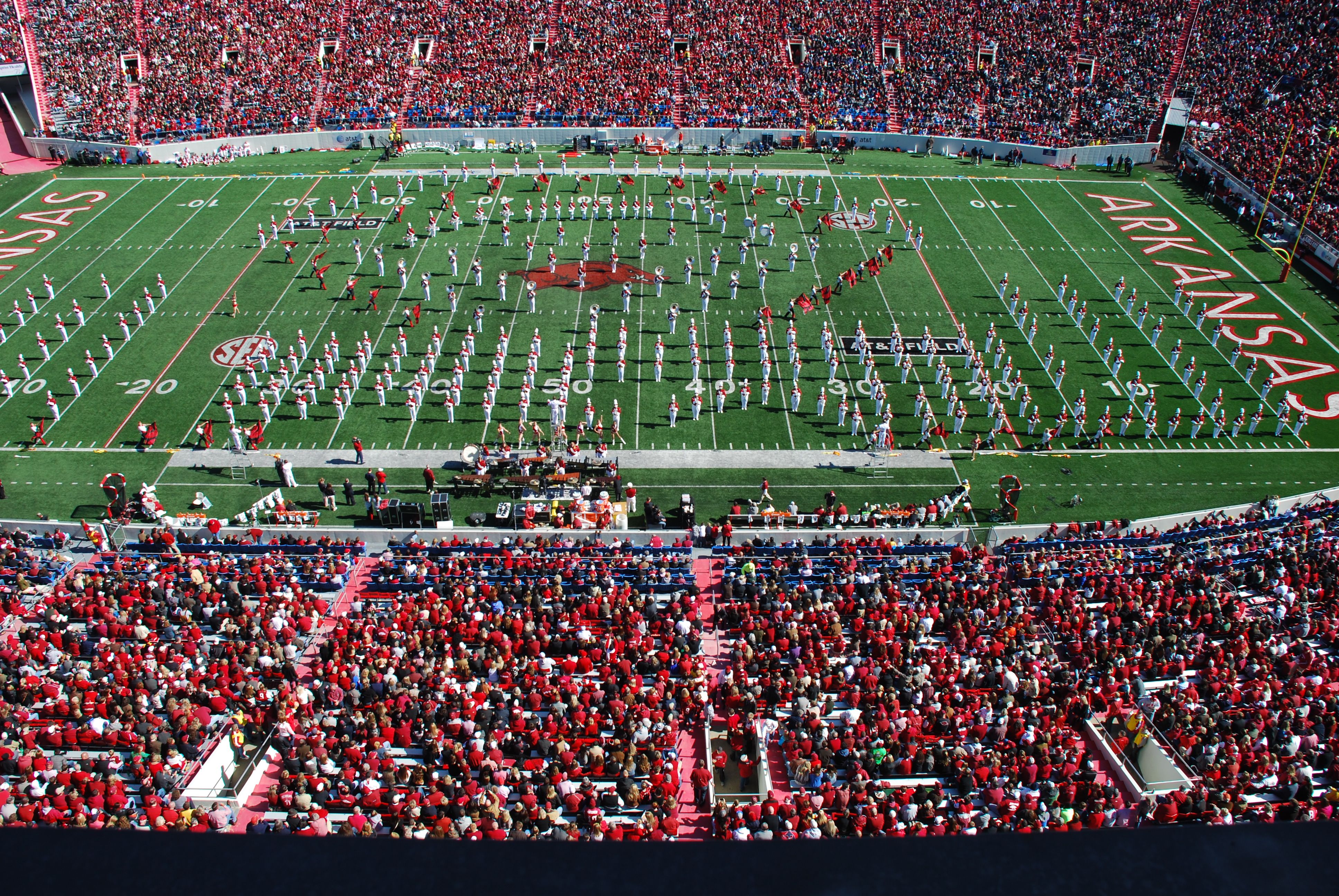 Razorback Marching Band Presents Beatles Show at First Three Home Games