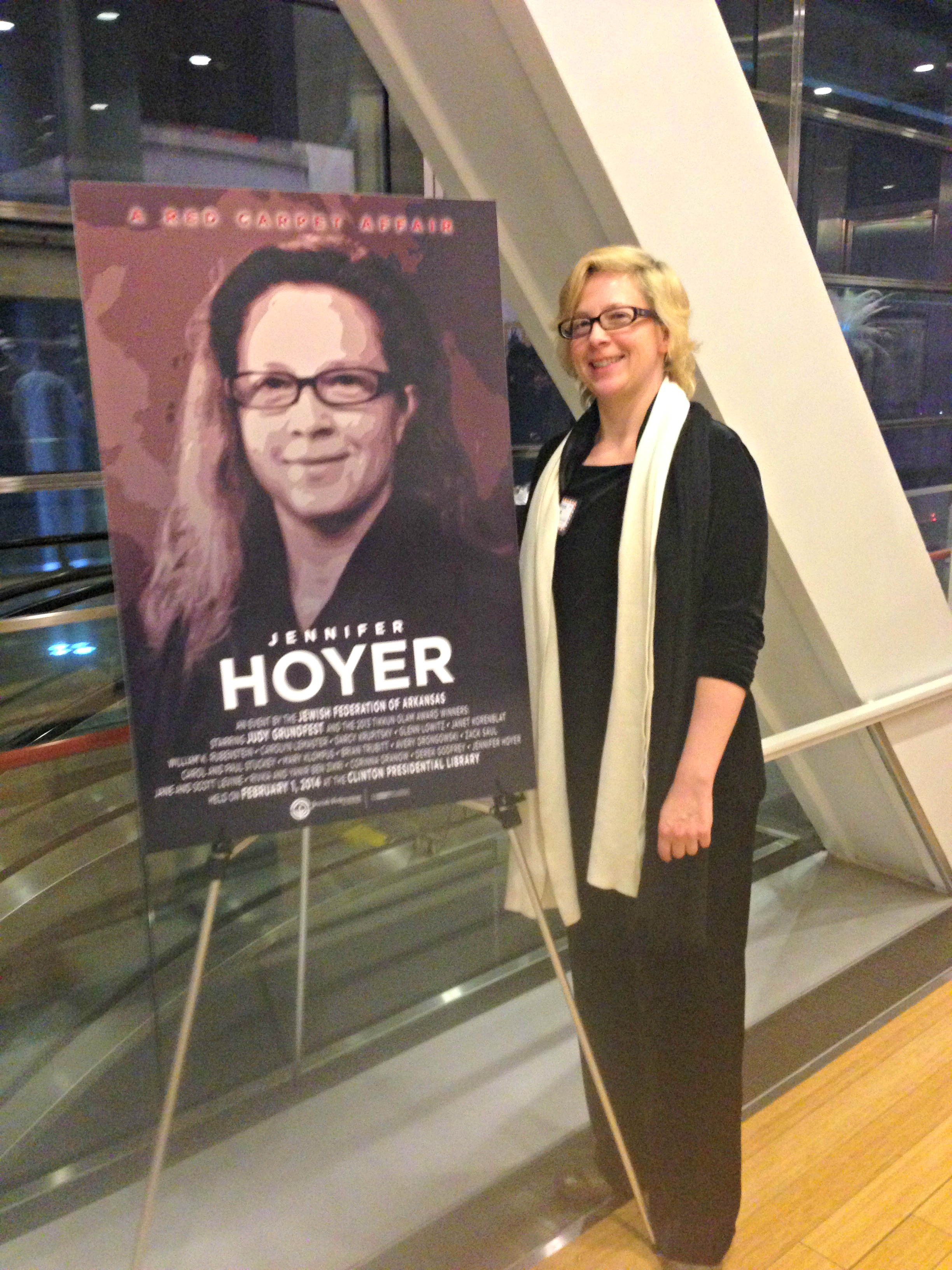 Jennifer Hoyer at the Jewish Federation of Arkansas Red Carpet Affair