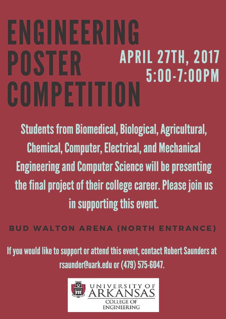 Engineering Students to Present Capstone Projects Through Poster Competition
