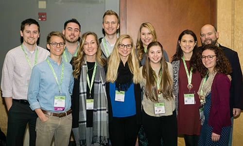 From left are Seth French, Aaron Handloser, Jacob Campbell, Bailey Deloney, Johnny Allred, Kayla Peterson, Alix Ann Laws, Meredith Palmer, Sarah Gill, Genevieve Lyons and Chris Goering.