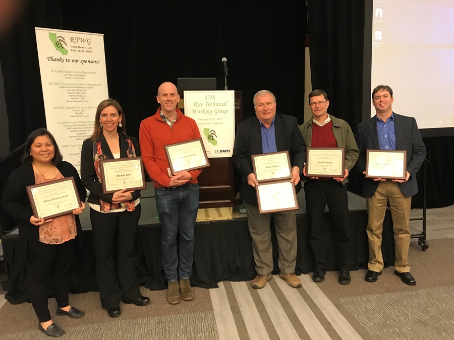 University of Arkansas Researchers Recognized for Innovation in Rice Production