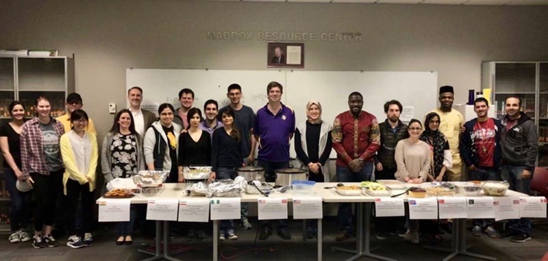 Chemical Engineering doctoral candidate Humeyra Ulusoy-Erol organized the department's first Heritage Potluck to showcase the variety of cultures represented among students and staff, while also encouraging conversations about diversity and inclusion.