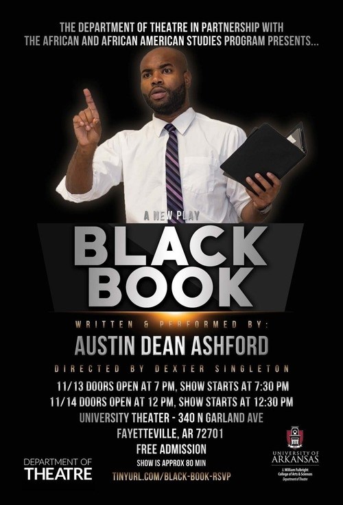 Black Book: A New Play Written and Performed by Austin Dean Ashford
