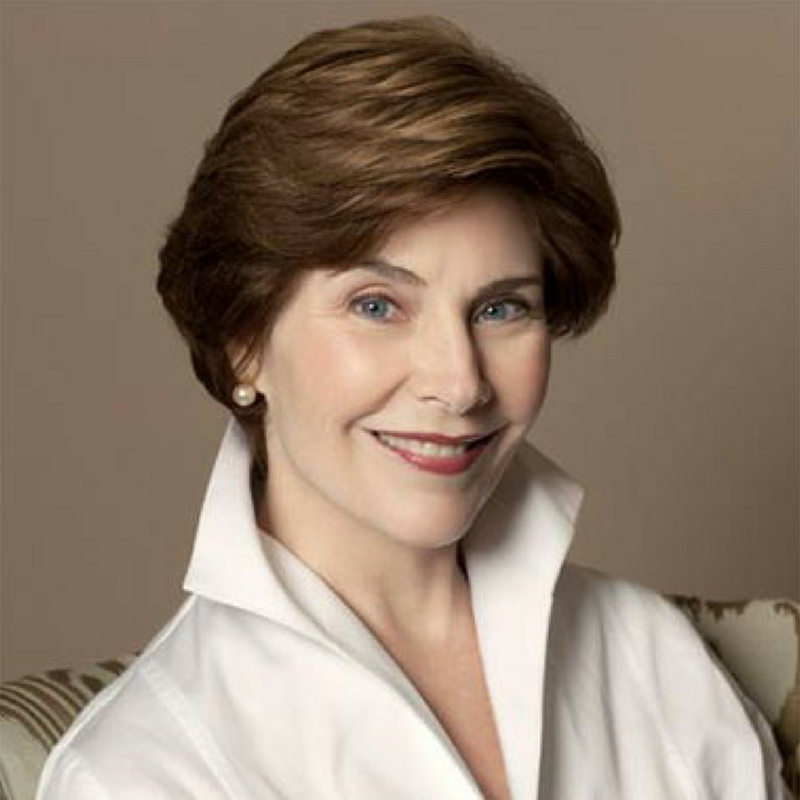 Laura Bush, first lady of the United States (2001-2009)