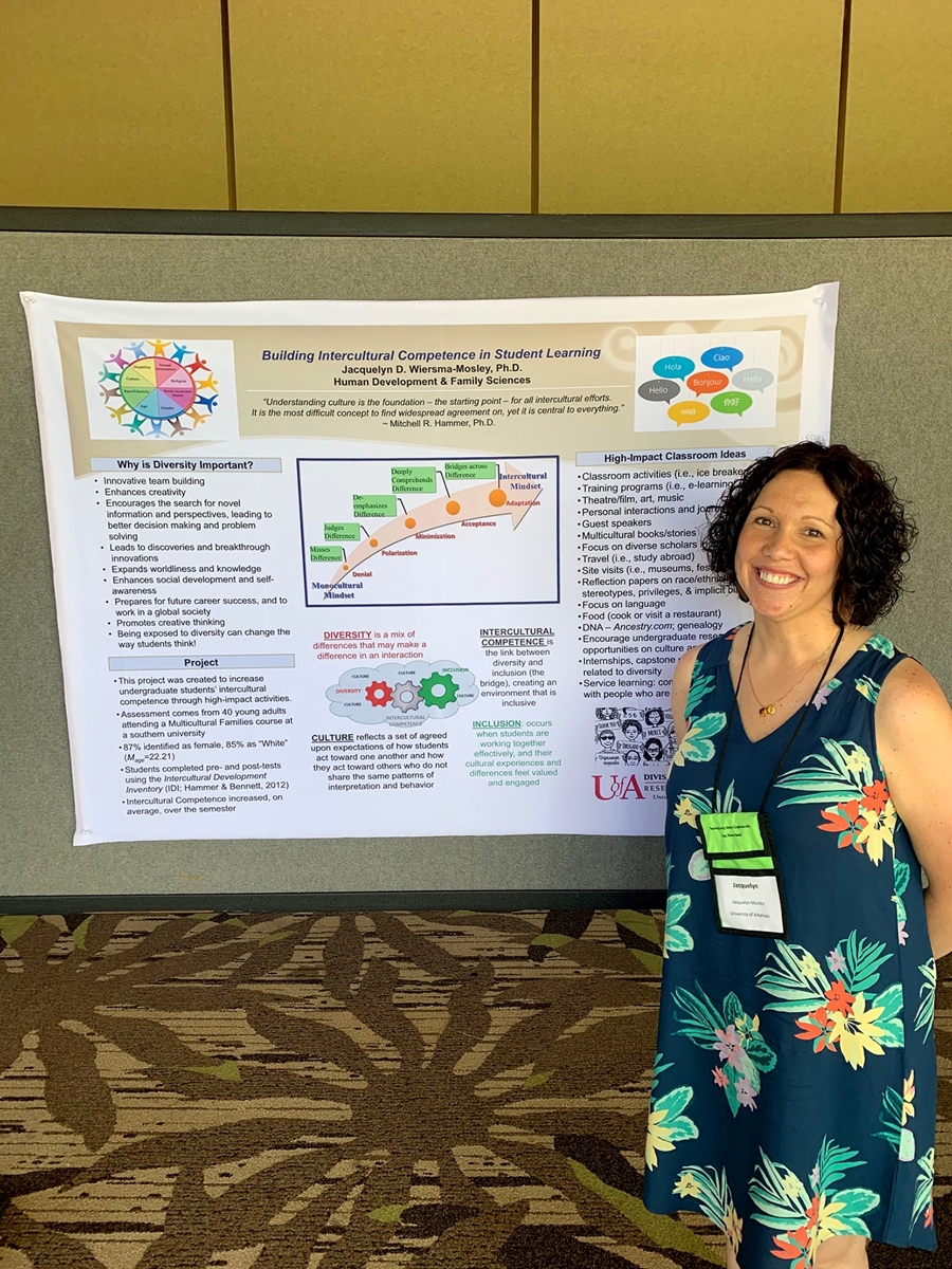Human development and family sciences associate professor Jacquelyn Wiersma-Mosley has created a Multicultural Activity Menu to help students improve diversity awareness.