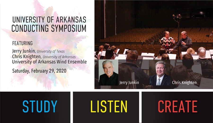 University of Arkansas Bands Begin Spring Season With Concerts and Conducting Symposium