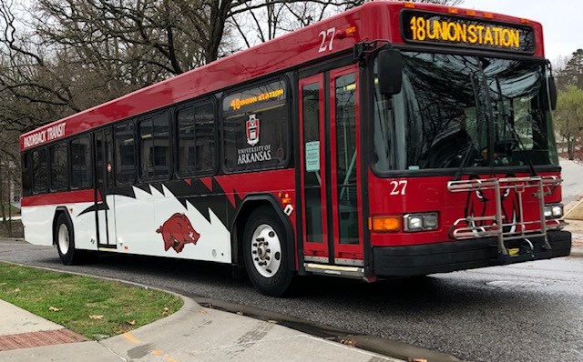 Razorback Transit Passengers Required to Wear Face Coverings