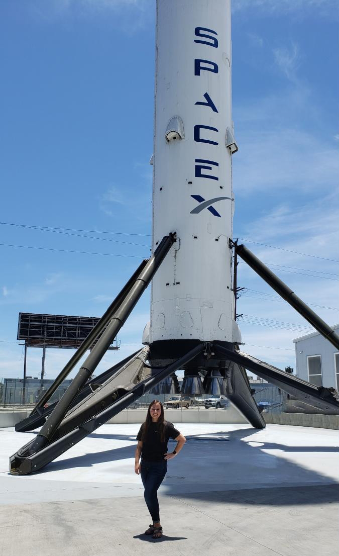 Electrical Engineering's Allison Rucker is spending the summer interning at SpaceX.