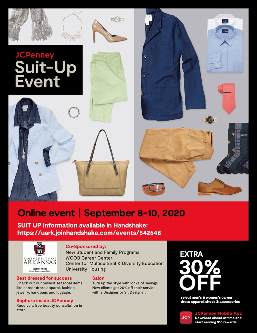 Register for Sooie Suit Up to Get Your Extra 30% Off JCP Coupon |  University of Arkansas