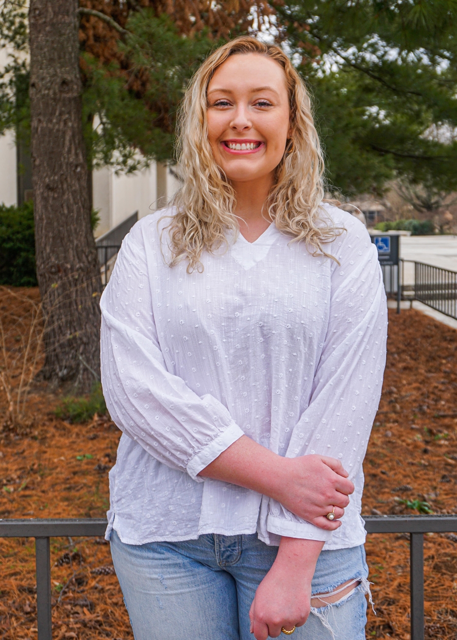 Sara Feather was selected as January's Student Leader of the Month.