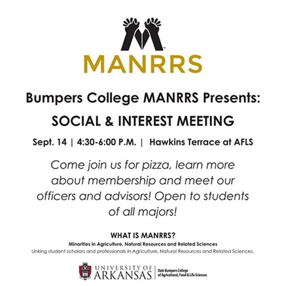 MANRRS is housed in Bumpers College, but the club is open to all students from any major.