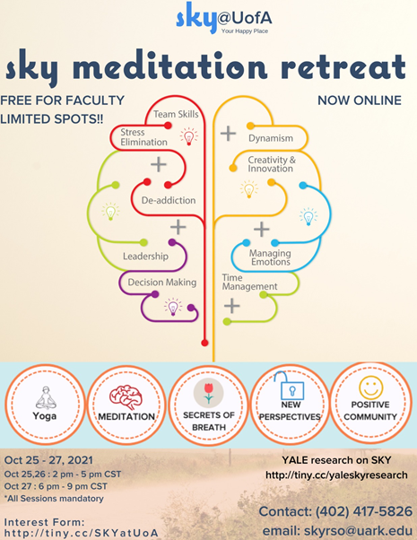 Free Meditation and Stress Reduction Retreat for Faculty and Staff