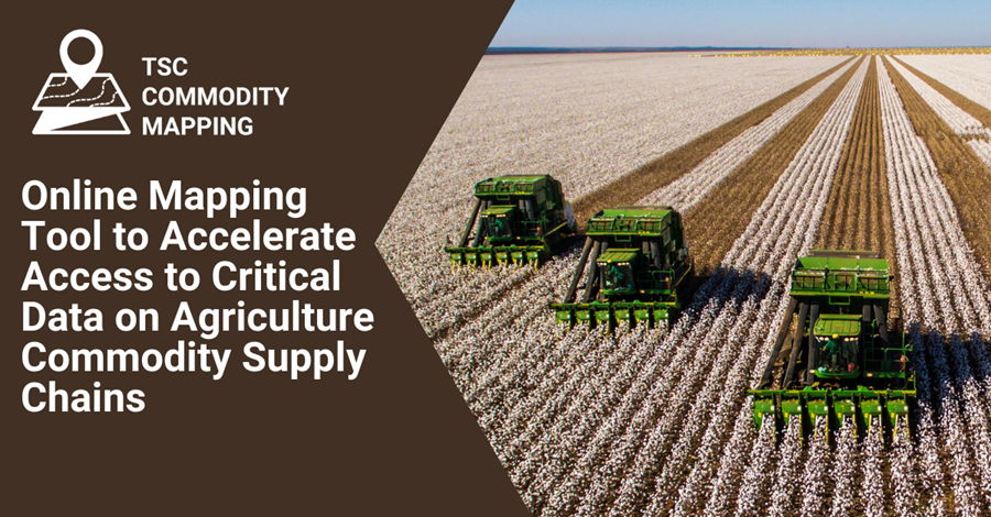 Online Mapping Tool to Accelerate Access to Critical Data on Agriculture Commodity Supply Chains