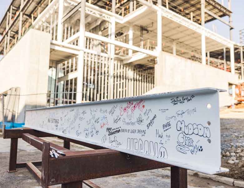 Windgate Art and Design Center Celebrates a Major Milestone at Topping Out Ceremony