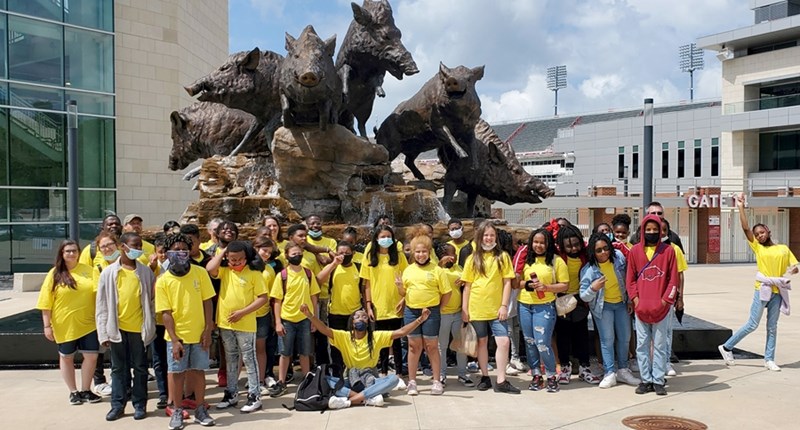 Last year's one-day field trip with Bumpers College for Arkansas Lighthouse Academies and 70 students in grades 8-12 has been upgraded to a three-day agri-STEM Summer Enrichment Academy for 25 seventh- and eighth-graders.