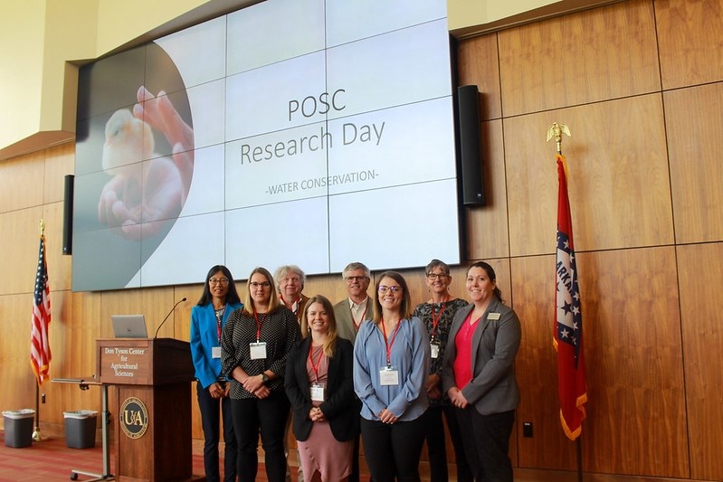 Speakers included (back row, left to right): Yi Liang, Tom Tabler, Rodney Wright, and Susan Watkins.  (Front row - left to right) Sara Orlowski, Brittany Craig, Samantha Beitia and Liz Greene.
