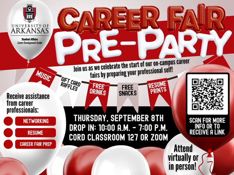 Attend the Career Fair Pre-Party Today!