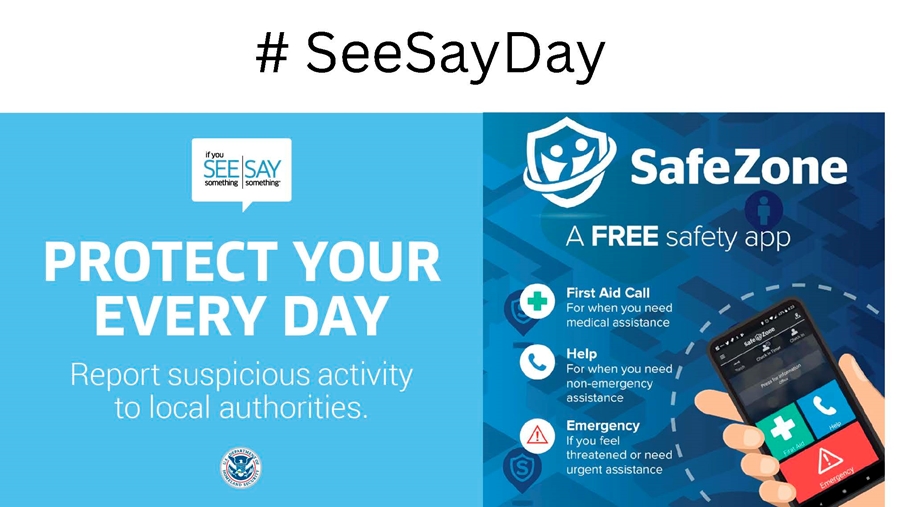 #SeeSayDay, SafeZone Mobile Safety App