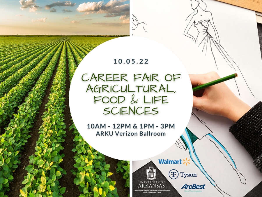 Attend the Agricultural, Food and Life Sciences Career Fair Wednesday, Oct. 5.