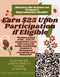 Advance the Science on Women's Health! - Earn $25 for Participating in Lab Study