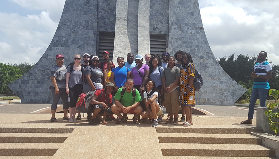 A visit to the Kwame Nkrumah Memorial Park at Accra, Ghana.