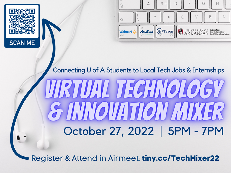 Attend the Virtual Technology & Innovation Mixer Thursday, Oct. 27.