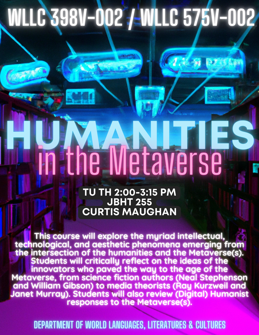 Spring 2023 Course: Humanities in the Metaverse