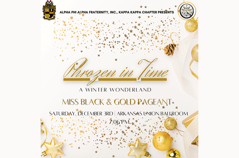 Miss Black & Old Gold Scholarship Pageant Dec. 3 