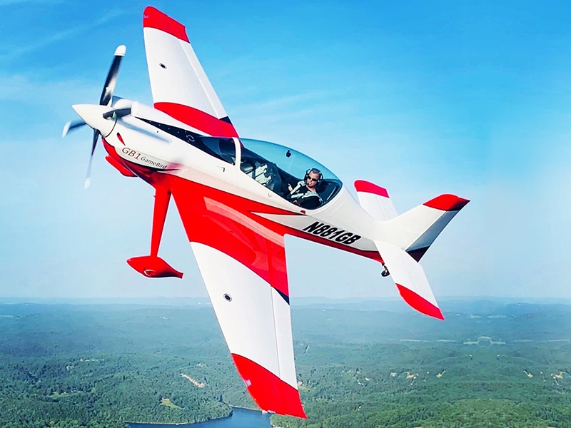 Game Composites in Bentonville makes the GB1 Gamebird aerobatic airplane.