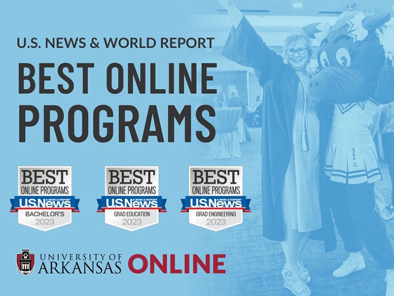 U of A Online Programs Rank Well; One Climbs in 2023 'U.S. News' Report