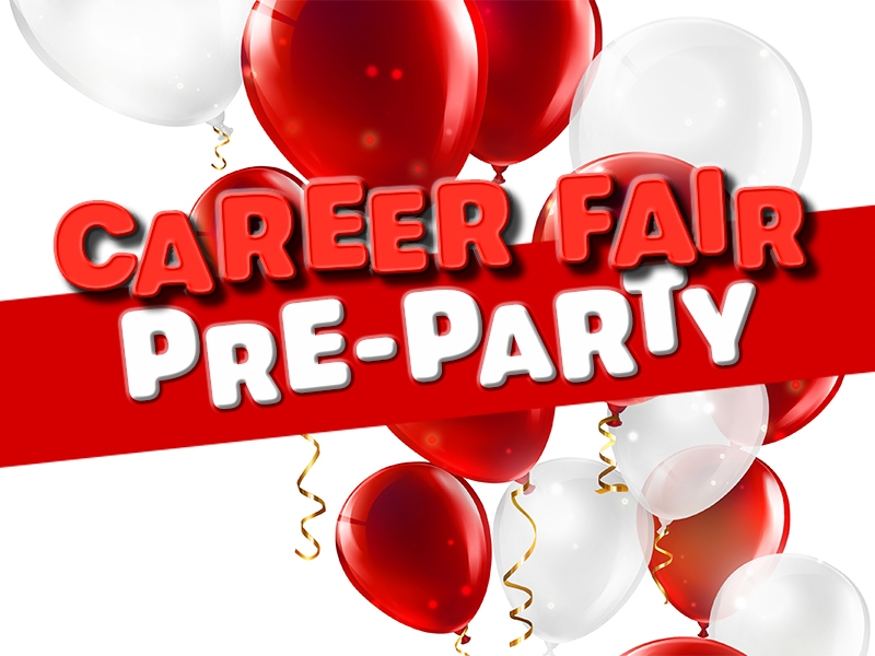 Drop into the Career Fair Pre-Party on Jan. 31 in ARKU 404
