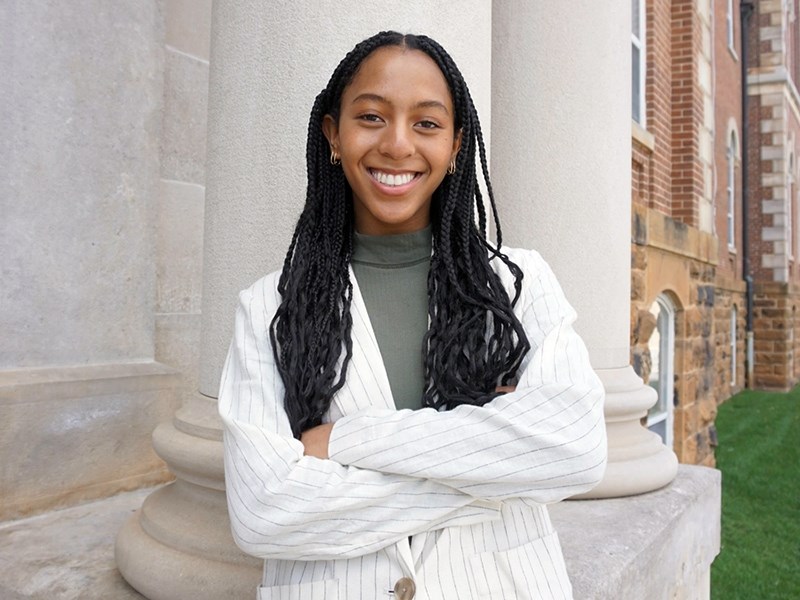 Savannah Baptiste was selected as the March Student Leader of the Month.