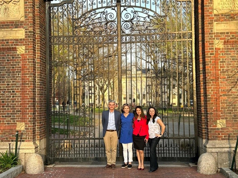 U of A Spanish Research Group members, from left, Luis Fernando Restrepo, Brenda Magnetti, Grace González Sánchez and Raquel Castro Salas.