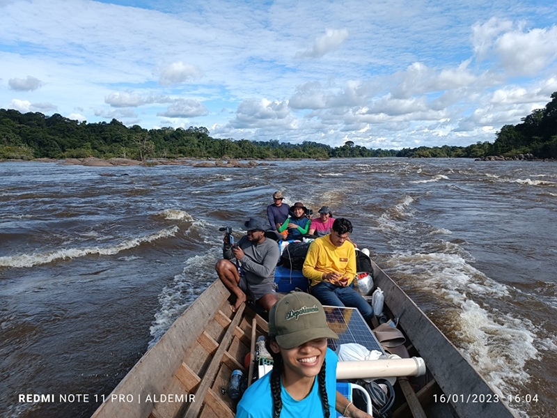 Colleagues from Laranjal do Jari, a municipality on the Jari River, which is a tributary of the Amazon.