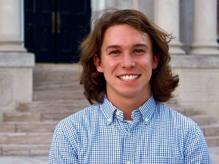 Gavin Miller, the September Student Leader of the Month