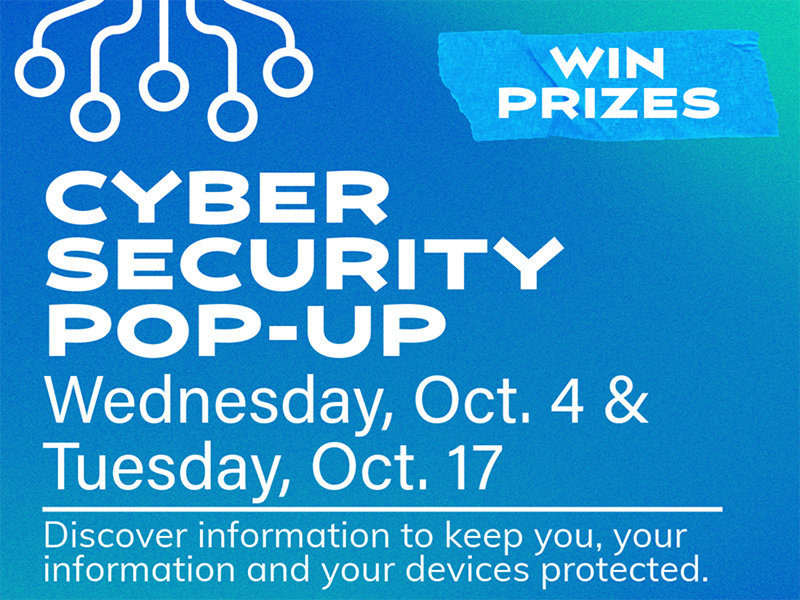 Learn About Cybersecurity and Pick Up Swag in the Arkansas Union