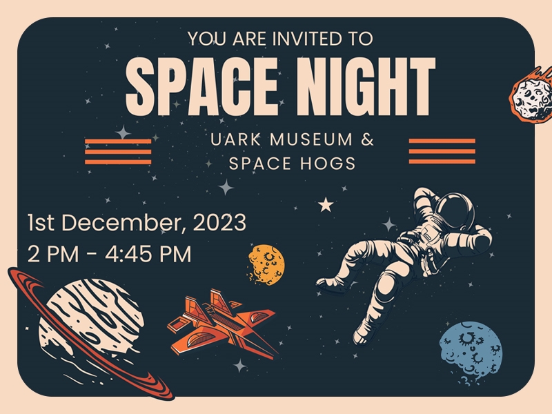 Promotional Graphic For Space Night