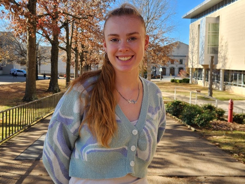 Kaitlyn Picard, the November Student Leader of the Month