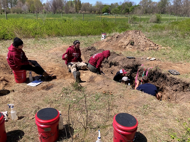 U of As soil judging team, made up of students in Bumpers Colleges Crop, Soil and Environmental Sciences program, has finished in the top 10 in the nation each of the last two years (10th in 2024, sixth in 2023).
