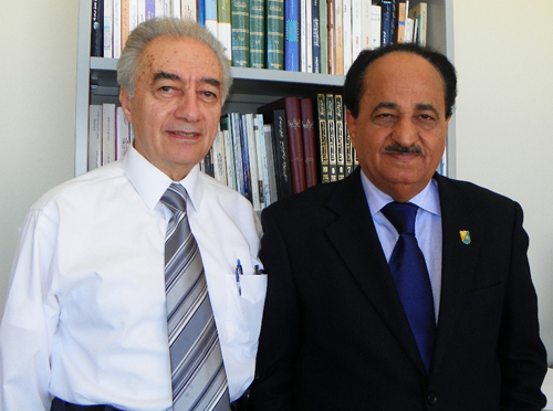 Mounir Farah, left, and Abdul Rahman Al-Ahmed